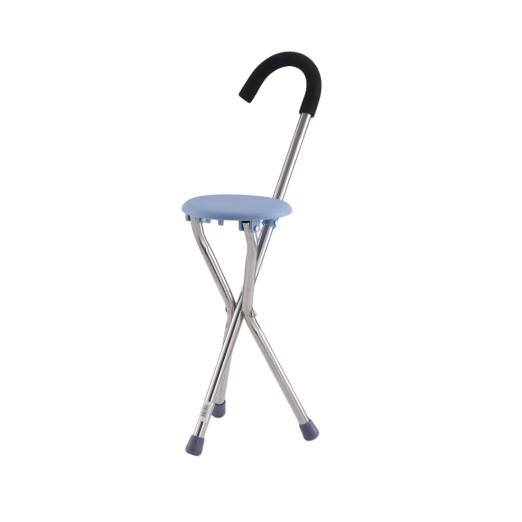 3-Legs Walking Cane with seat