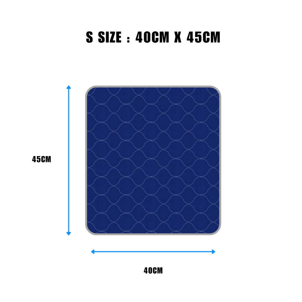 Washable Bed Sheet Protector/ Underpad (S)